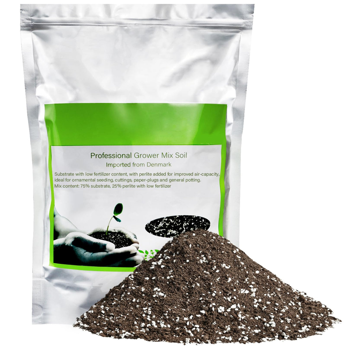 The Next Gardener succulent-cactus soil 2qt bag for ready-to-use indoor succulent growth.