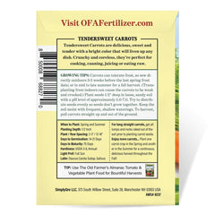 The Old Farmer's Almanac tendersweet roots with bright color and crisp texture