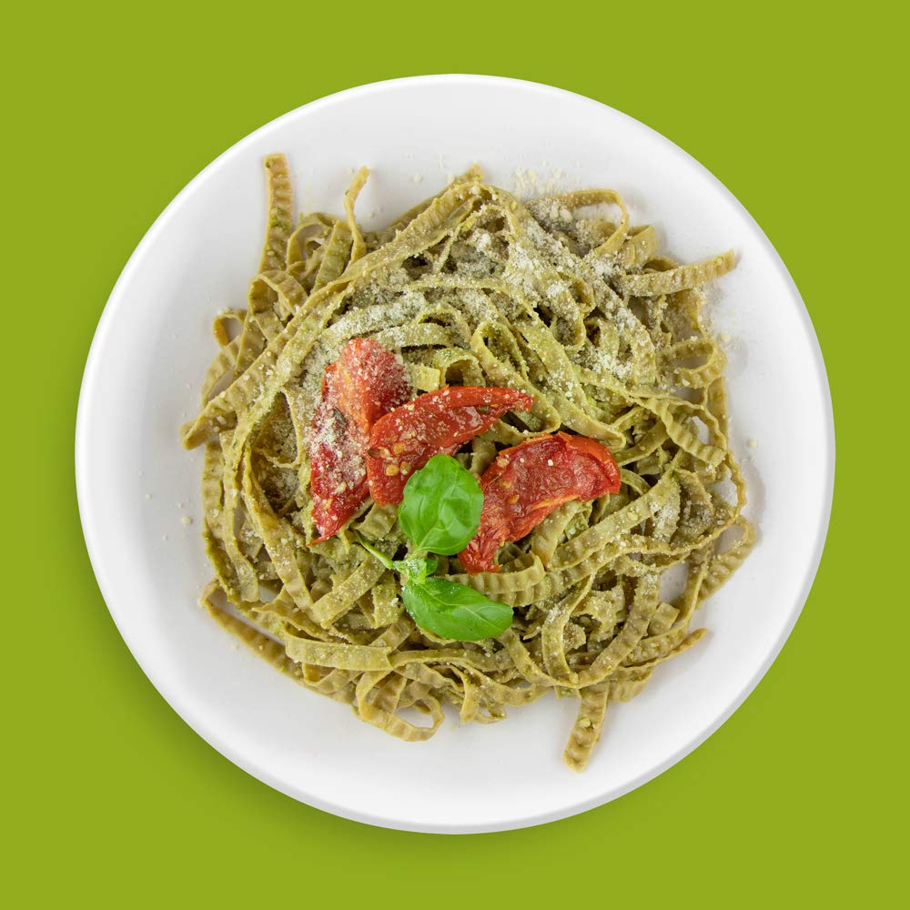 Gluten-free and kosher The Only Bean Edamame Fettuccine highlights dietary options