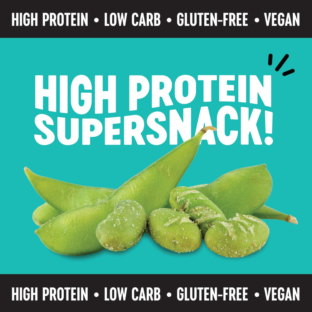 The Only Bean edamame ranch snack is kid-friendly with a balanced crunch for lunches.