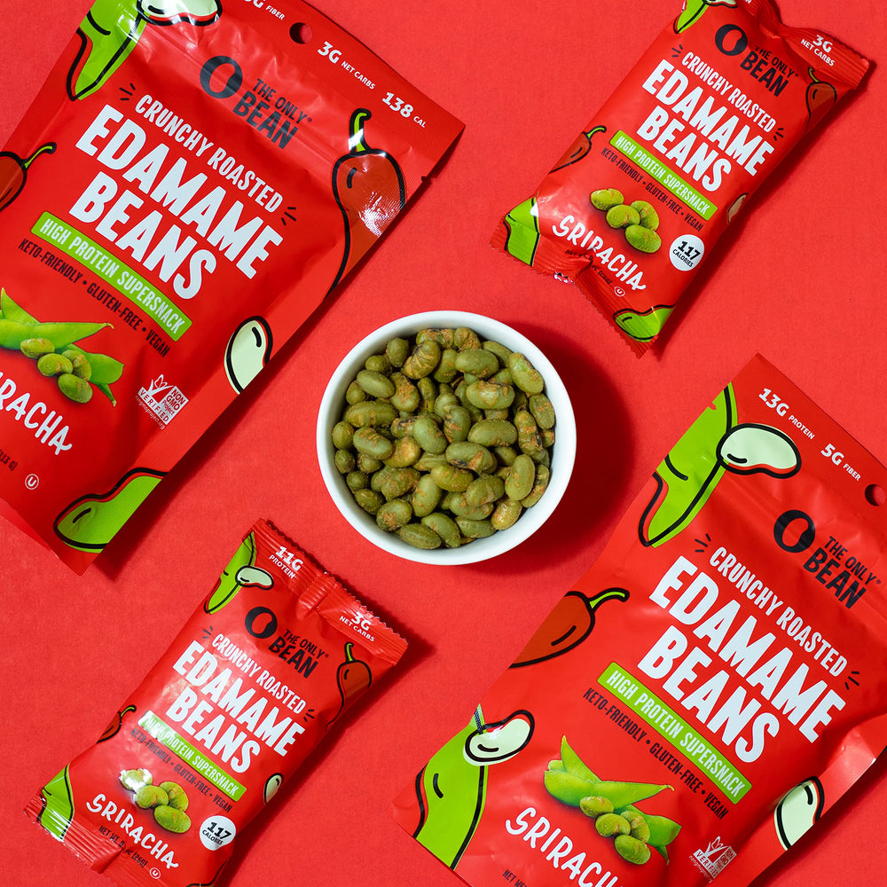 The Only Bean resealable bag closeup emphasizing convenient, mess-free portion control