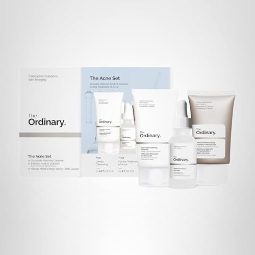 The Ordinary Acne Set packaging highlights a compact easy-to-use system