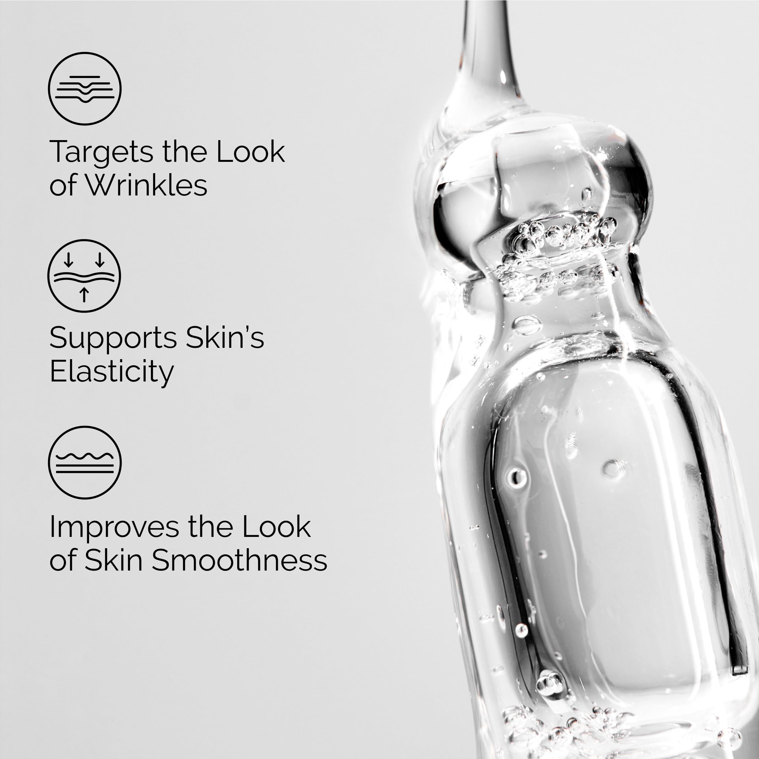 The Ordinary Multi-Peptide Eye Serum tube dispense demonstrates precise application around the eye contour.