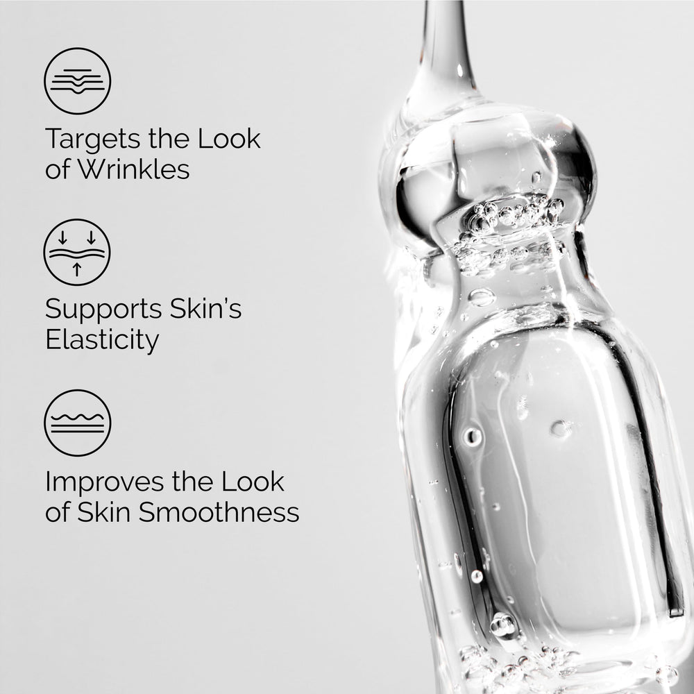 The Ordinary Multi-Peptide Eye Serum tube dispense demonstrates precise application around the eye contour.