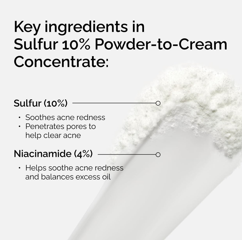The Ordinary Sulfur 10% compact packaging for quick blemish care