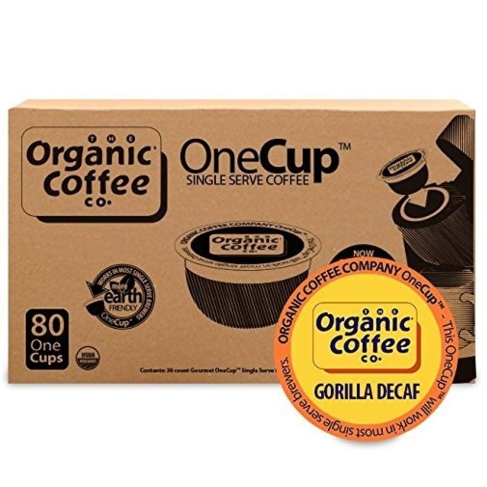Gorilla Decaf is sourced from shade-grown Panama farms supporting sustainable practices.