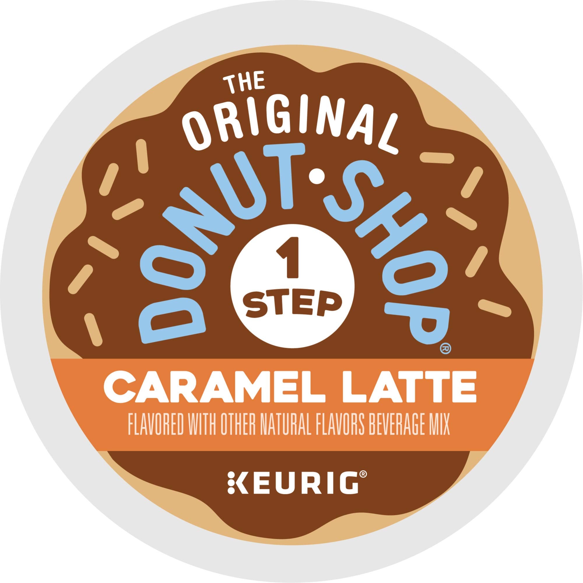 The Original Donut Shop Caramel One-Step Latte compatibility fits all Keurig brewers.