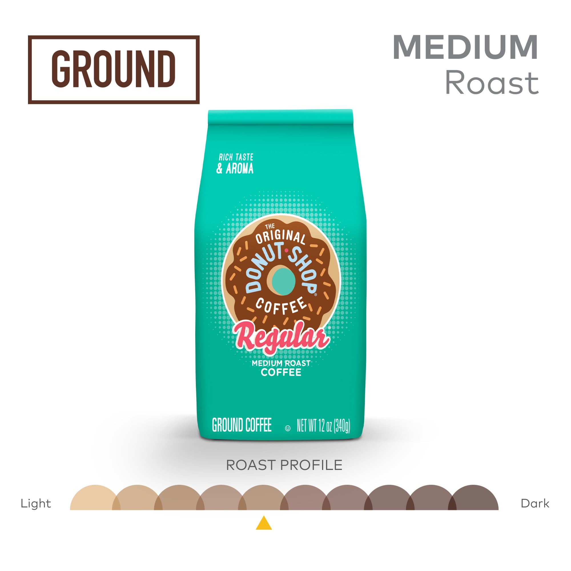 The Original Donut Shop Regular Keurig filter enables convenient, customizable brews.