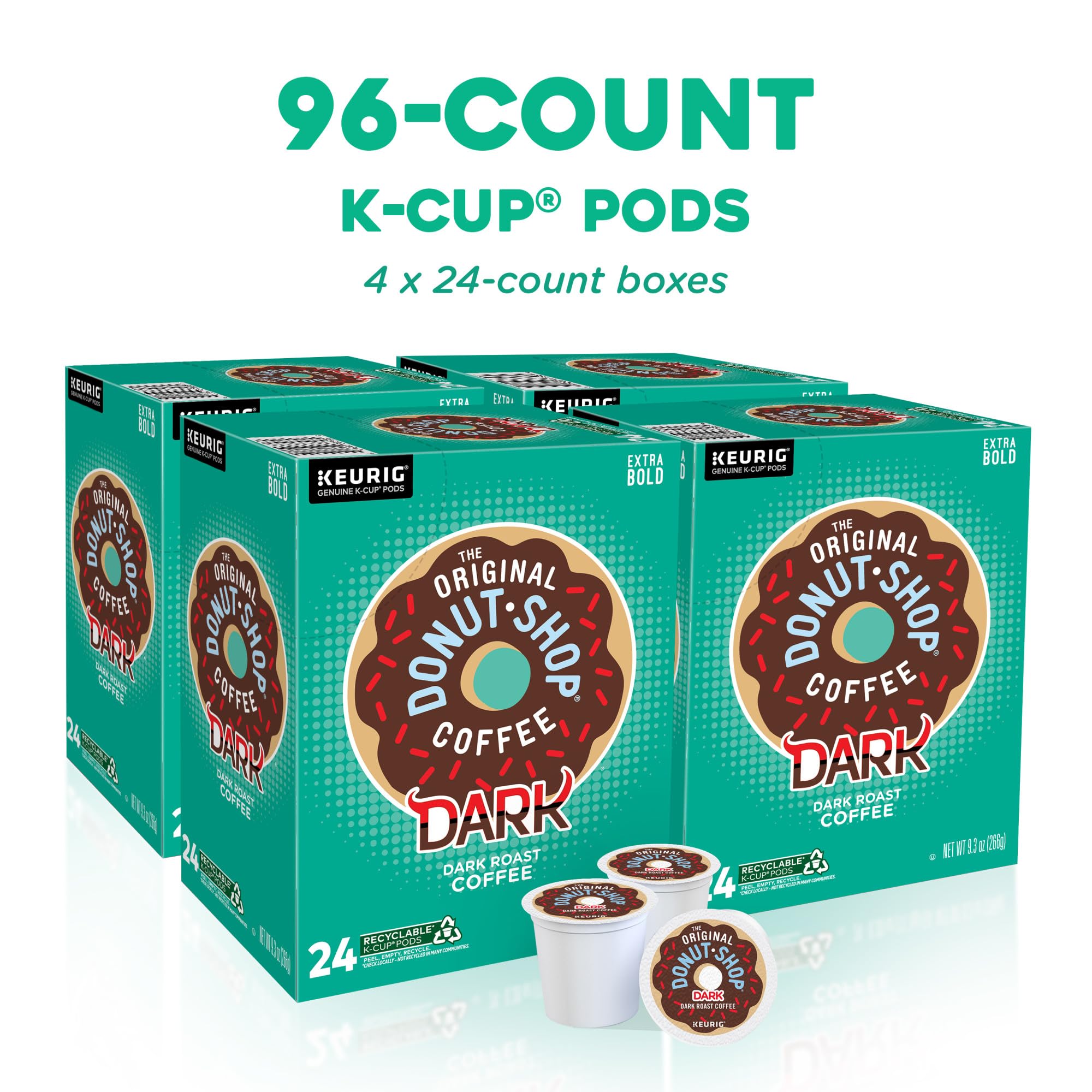 The Original Donut Shop dark roast aroma highlights a rich, full-bodied cup.