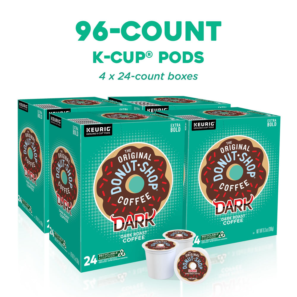 The Original Donut Shop dark roast aroma highlights a rich, full-bodied cup.