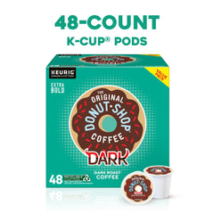 The Original Donut Shop dark roast K-Cup pods ready to brew bold flavors
