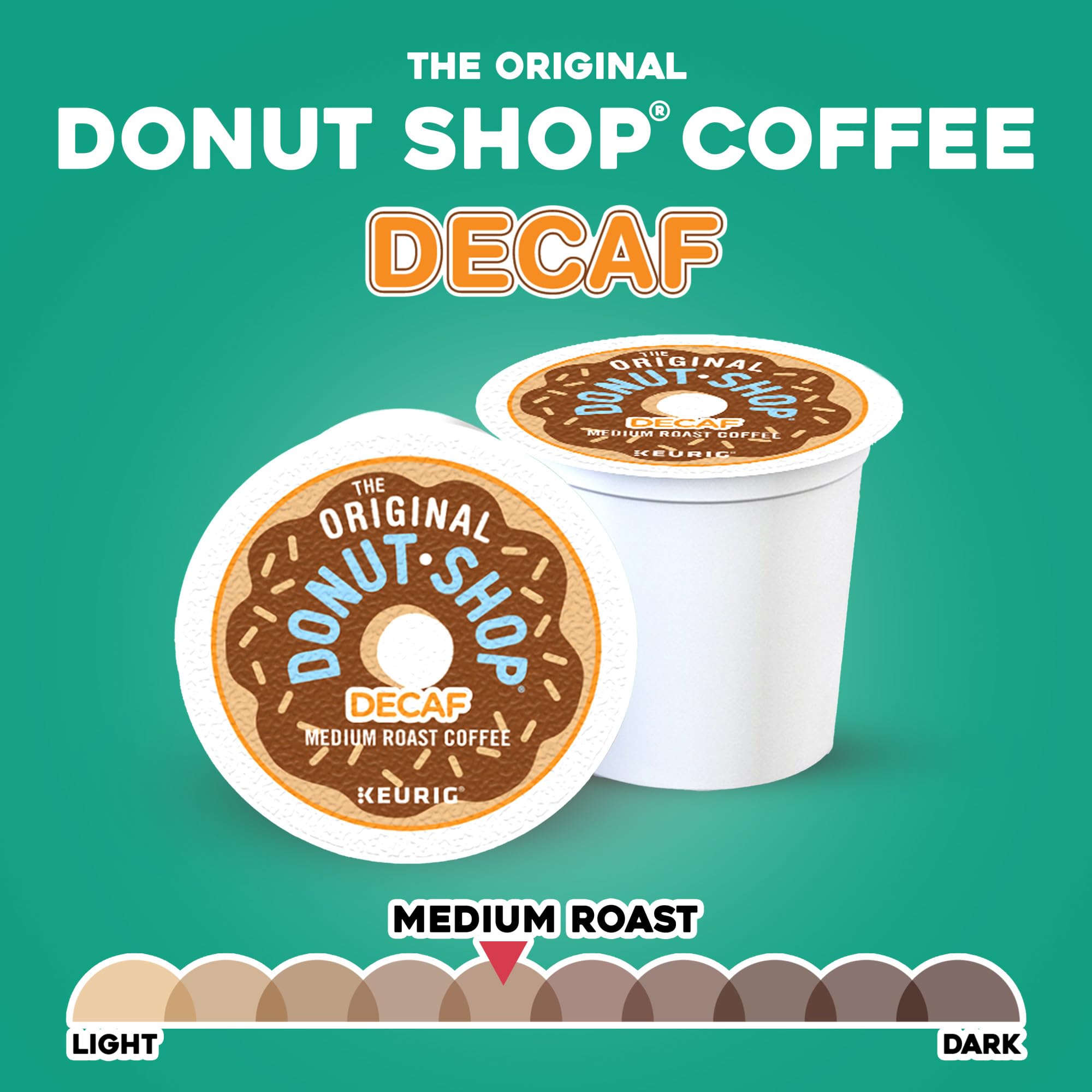 The Original Donut Shop Decaf aroma invites calm moments at home.