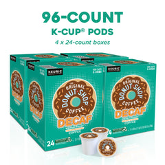The Original Donut Shop Decaf Medium Roast delivers balanced flavor without caffeine.