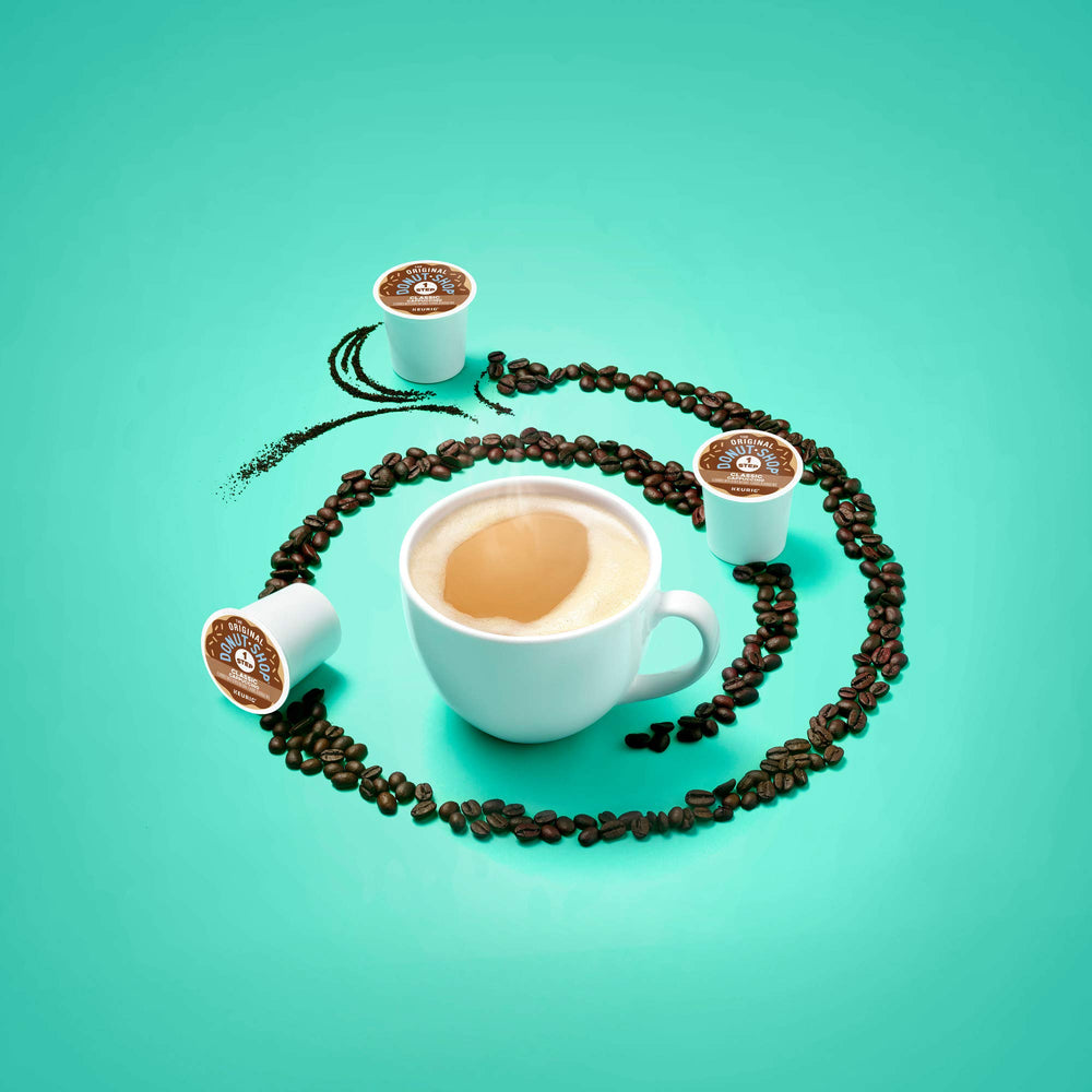 Orthodox Union Kosher certified cappuccino pod for everyday enjoyment.