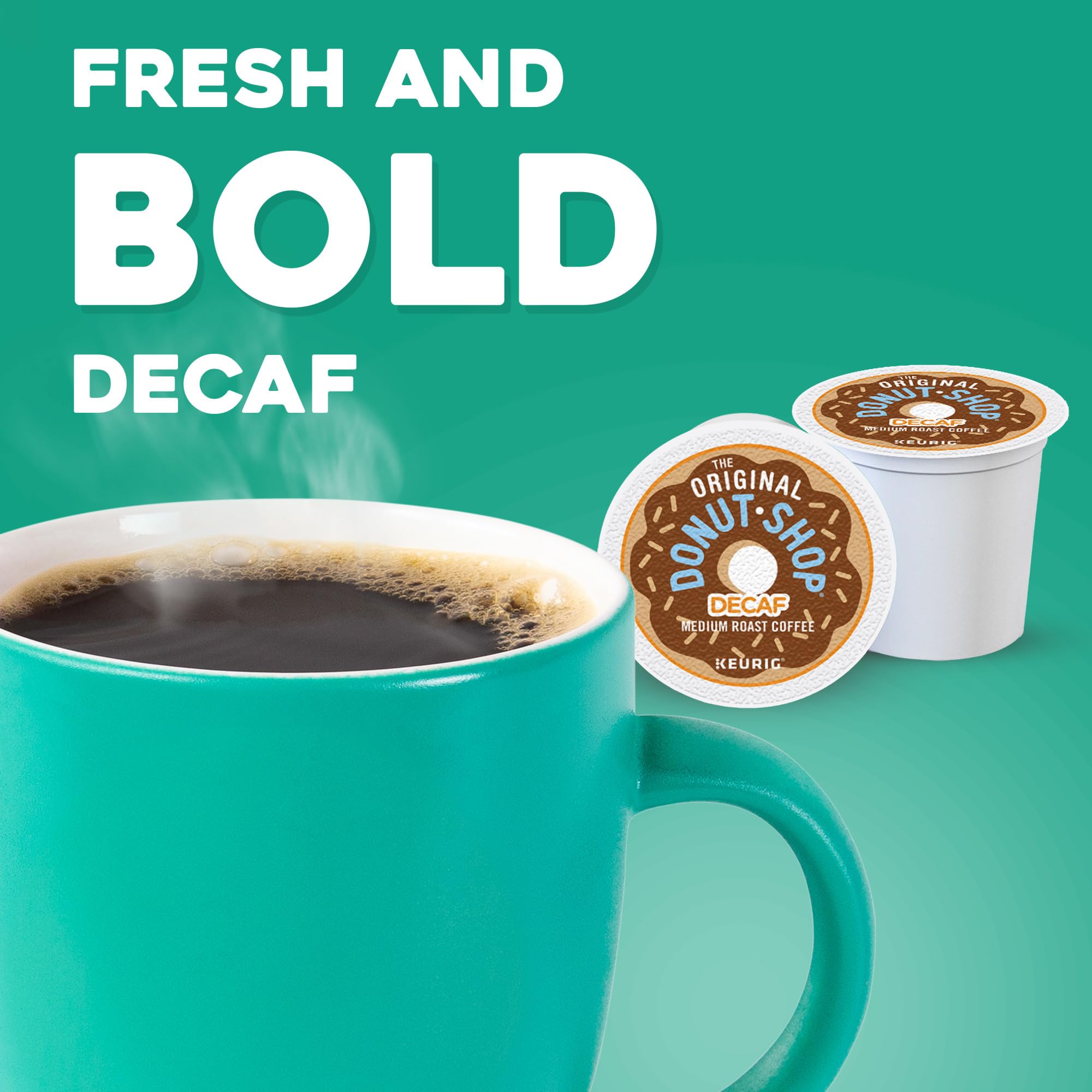 The Original Donut Shop Recyclable K-Cup pods for easy disposal after enjoying.