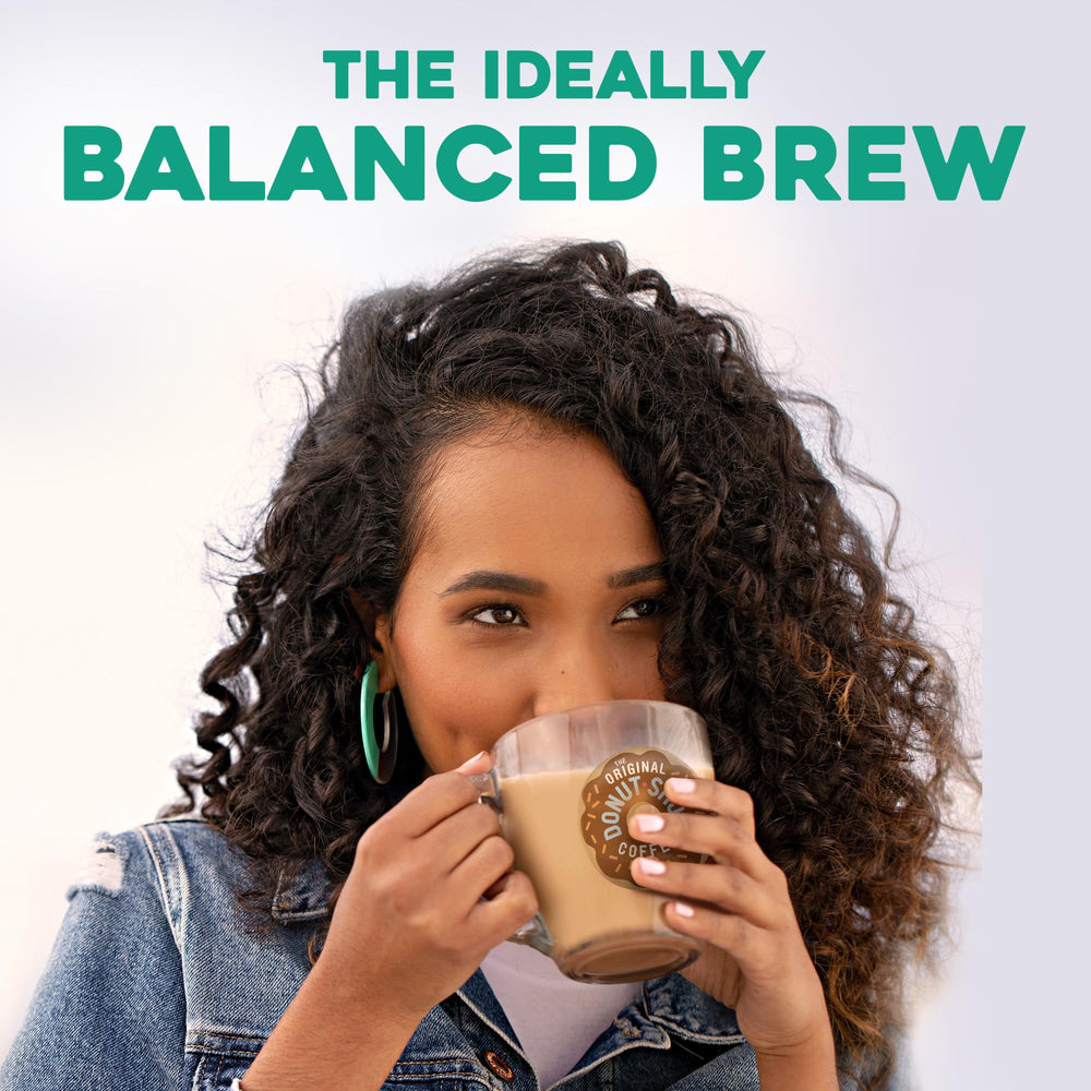 The Original Donut Shop Regular 12oz-brew captures a generous mug for busy mornings.