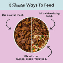 The Pets Table Beef and Berries drying process preserves nutrition and flavor