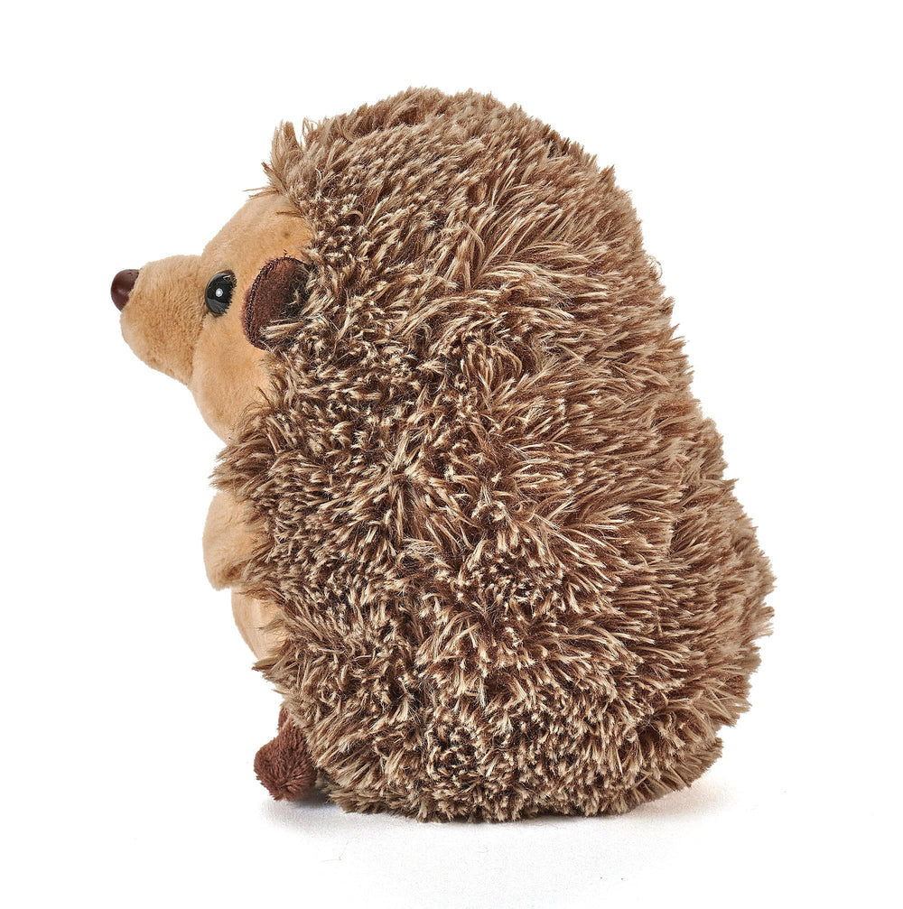 The Petting Zoo hedgehog plush features a button nose for endearing lifelike charm.