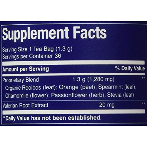 The Republic of Tea Get Some Zzzs box shows 36 caffeine-free tea bags for evenings.