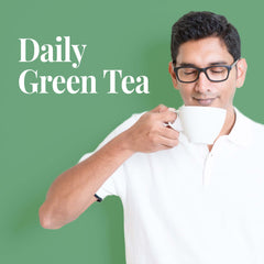 The Republic of Tea Peoples Green Tea bags ready for a refreshing 1-3 minute brew.