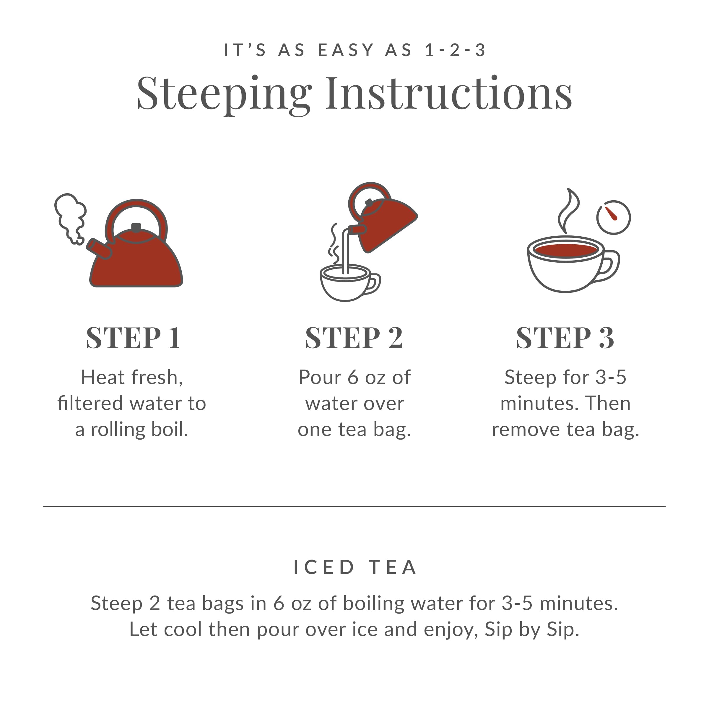 The Republic of Tea sunflower petals accent adds visual appeal.