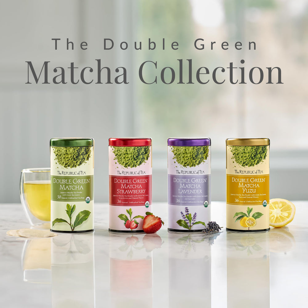 The Republic of Tea unbleached tea bags deliver clean steeping and premium taste.
