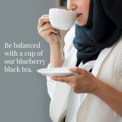 The Republic of Tea Wild Blueberry tea bags pack for quick, flavorful brewing