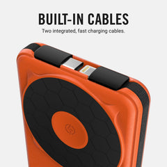 The Ridge Magnetic Power Bank USB-C port for fast wired charging on demand.