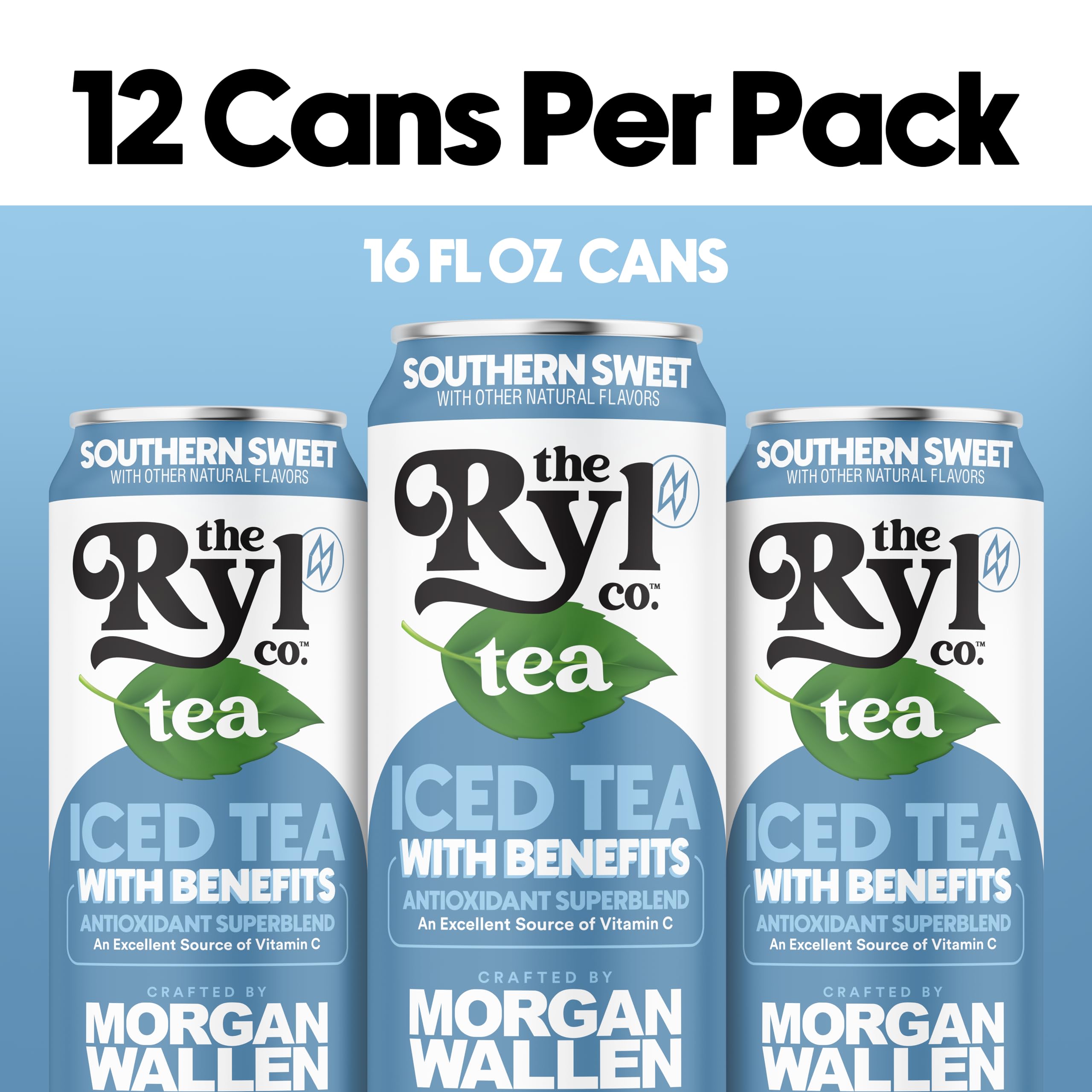 Antioxidant blend label close-up on The Ryl Co can