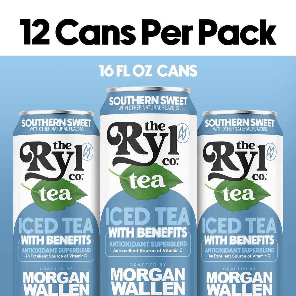 Antioxidant blend label close-up on The Ryl Co can