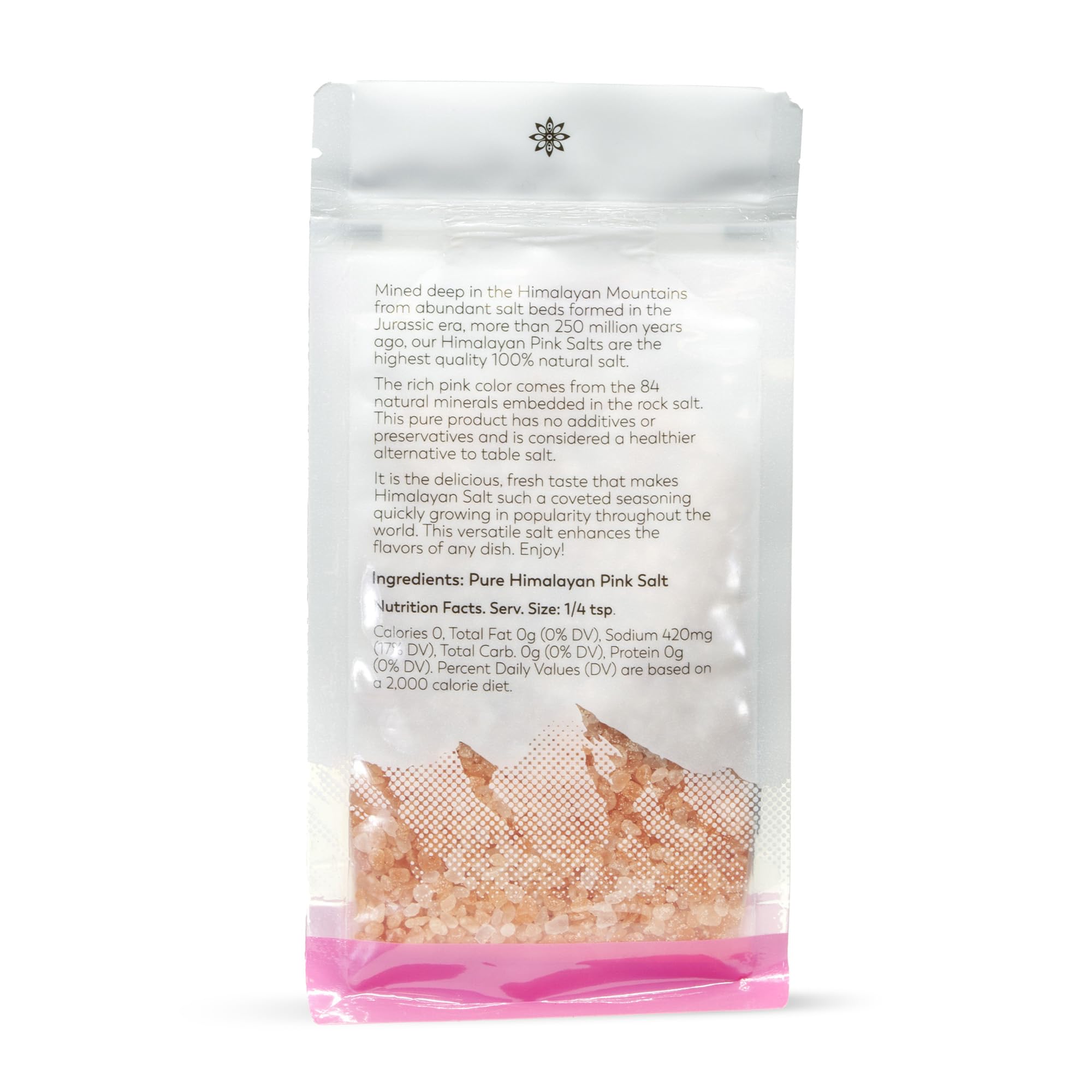 The Spice Lab coarse salt packaging and storage for fresh use.