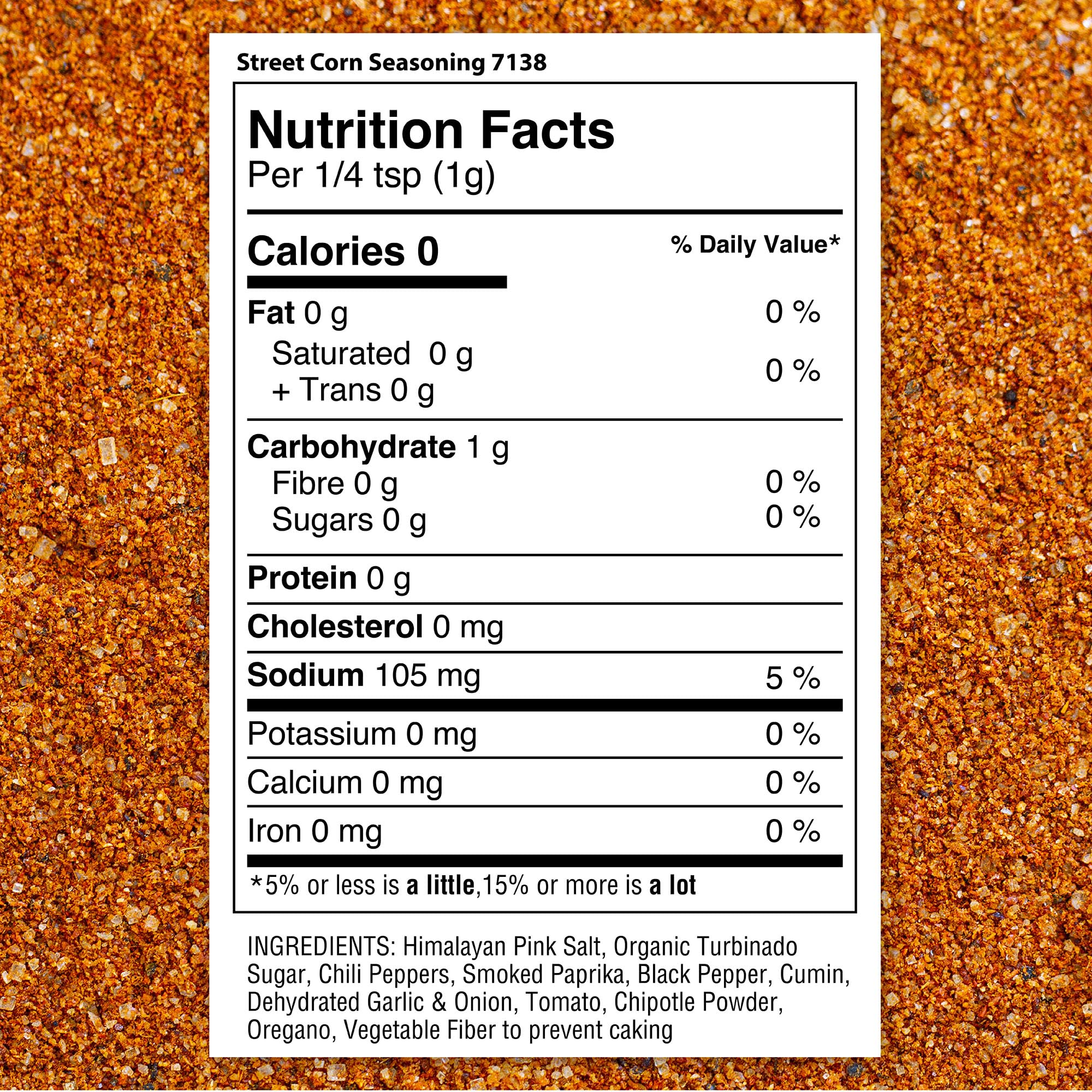 Closeup of The Spice Lab elote seasoning with visible spices and textures