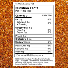 Closeup of The Spice Lab elote seasoning with visible spices and textures