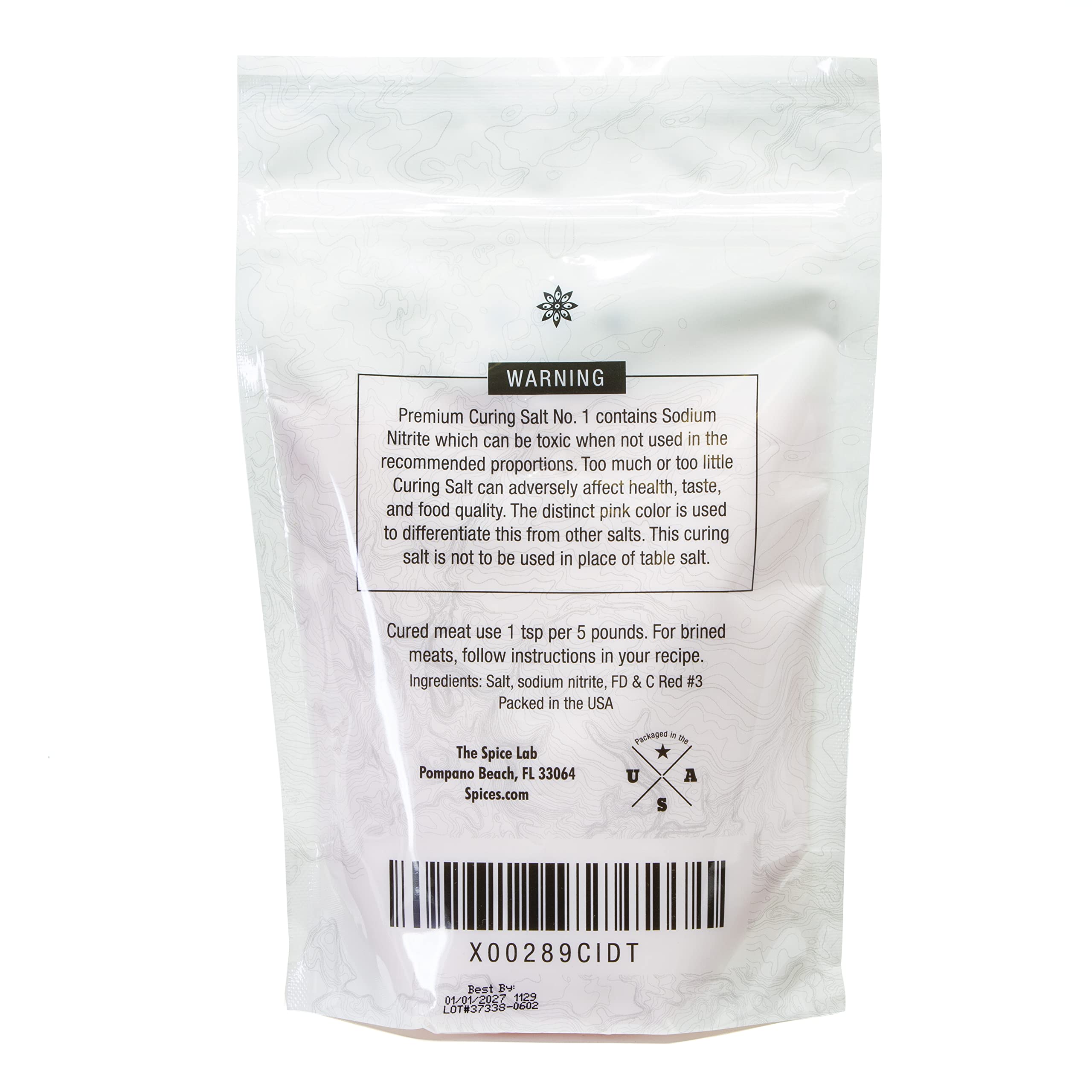 The Spice Lab meat curing salt jar ready for kitchen use