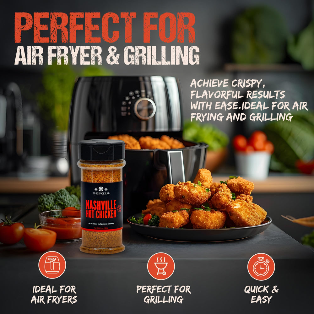 Gift-ready shaker suggesting easy, flavorful pantry staple.