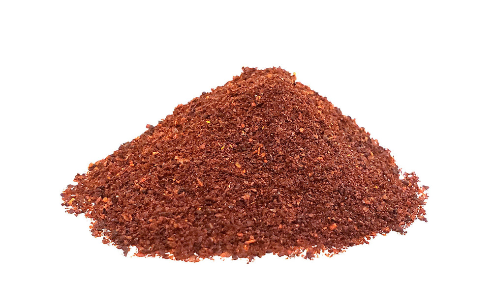 The Spice Way ancho chile powder dessert use suggests surprising, warm spice accents.