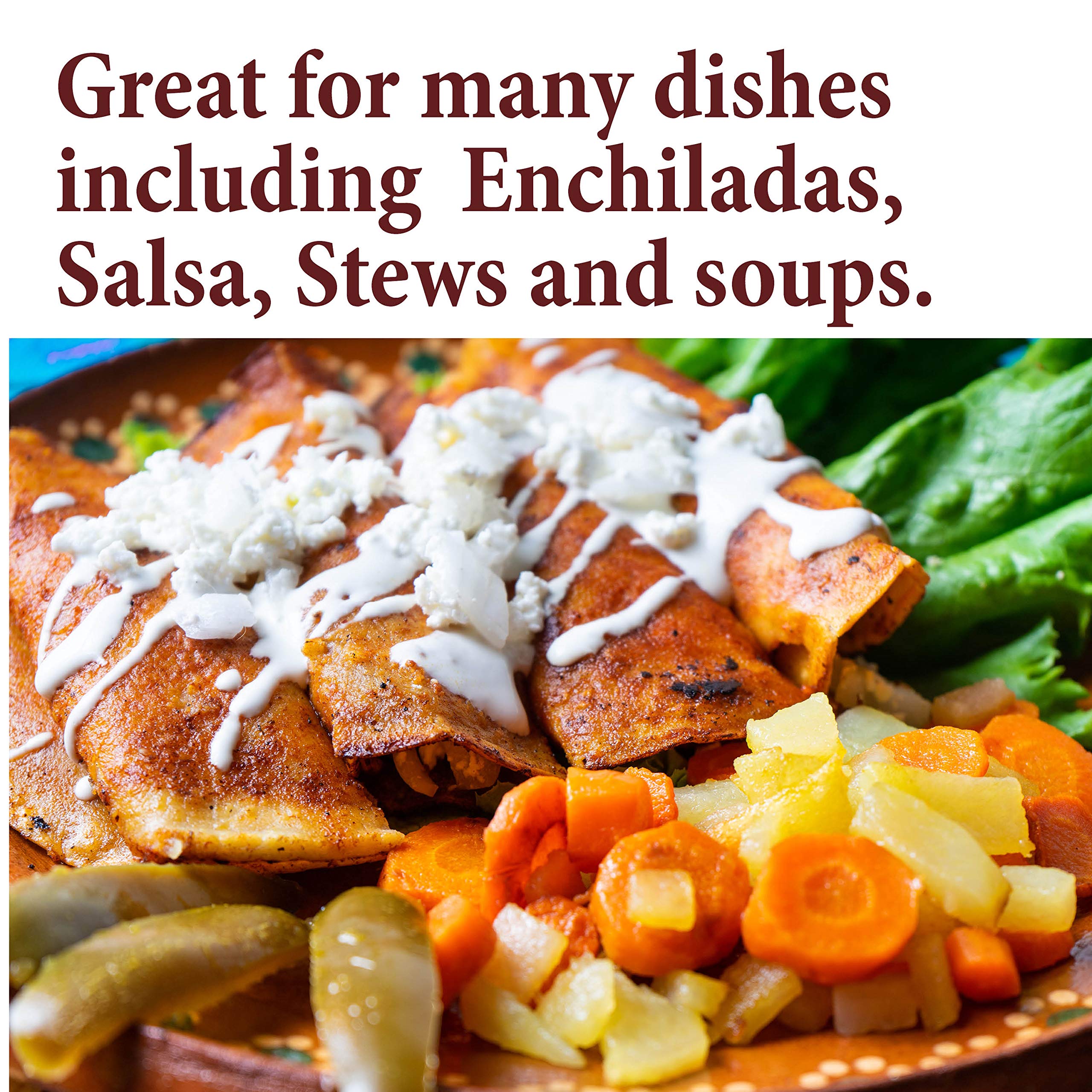 The Spice Way ancho chile powder pour demonstrates easy pouring for quick seasoning.