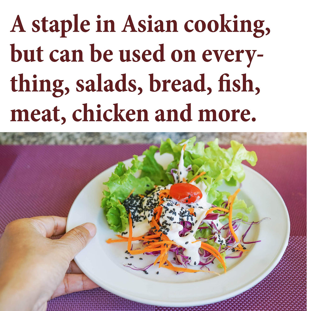 The Spice Way Black Sesame Seeds bowl, adds nutty aroma to dishes.