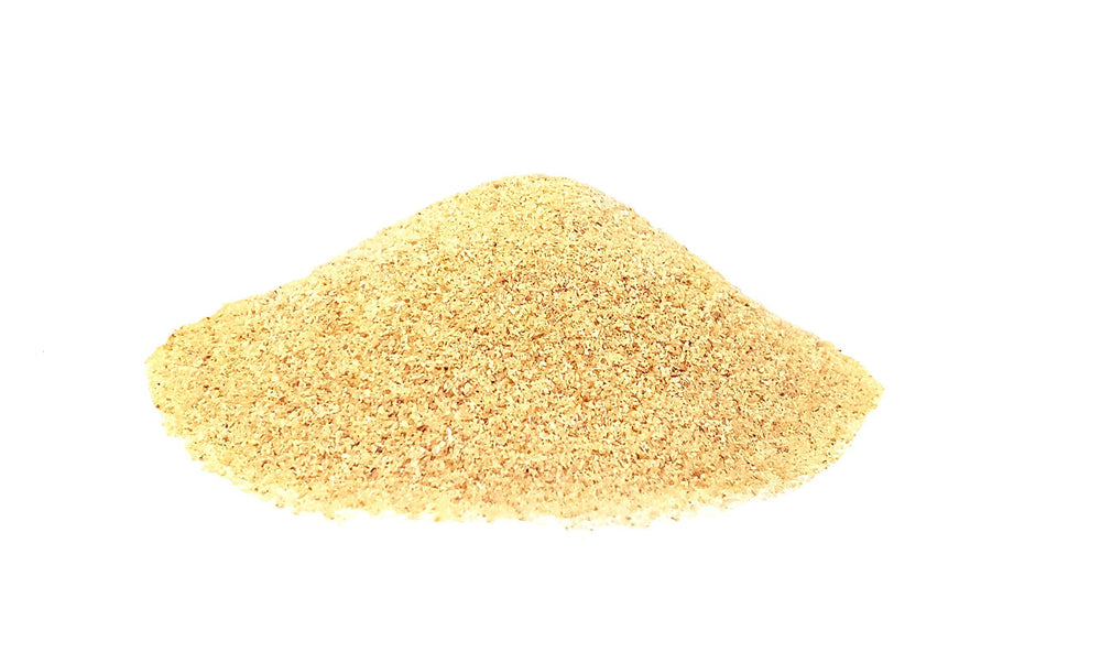 The Spice Way Granulated Garlic in a prep-friendly container for roasting.
