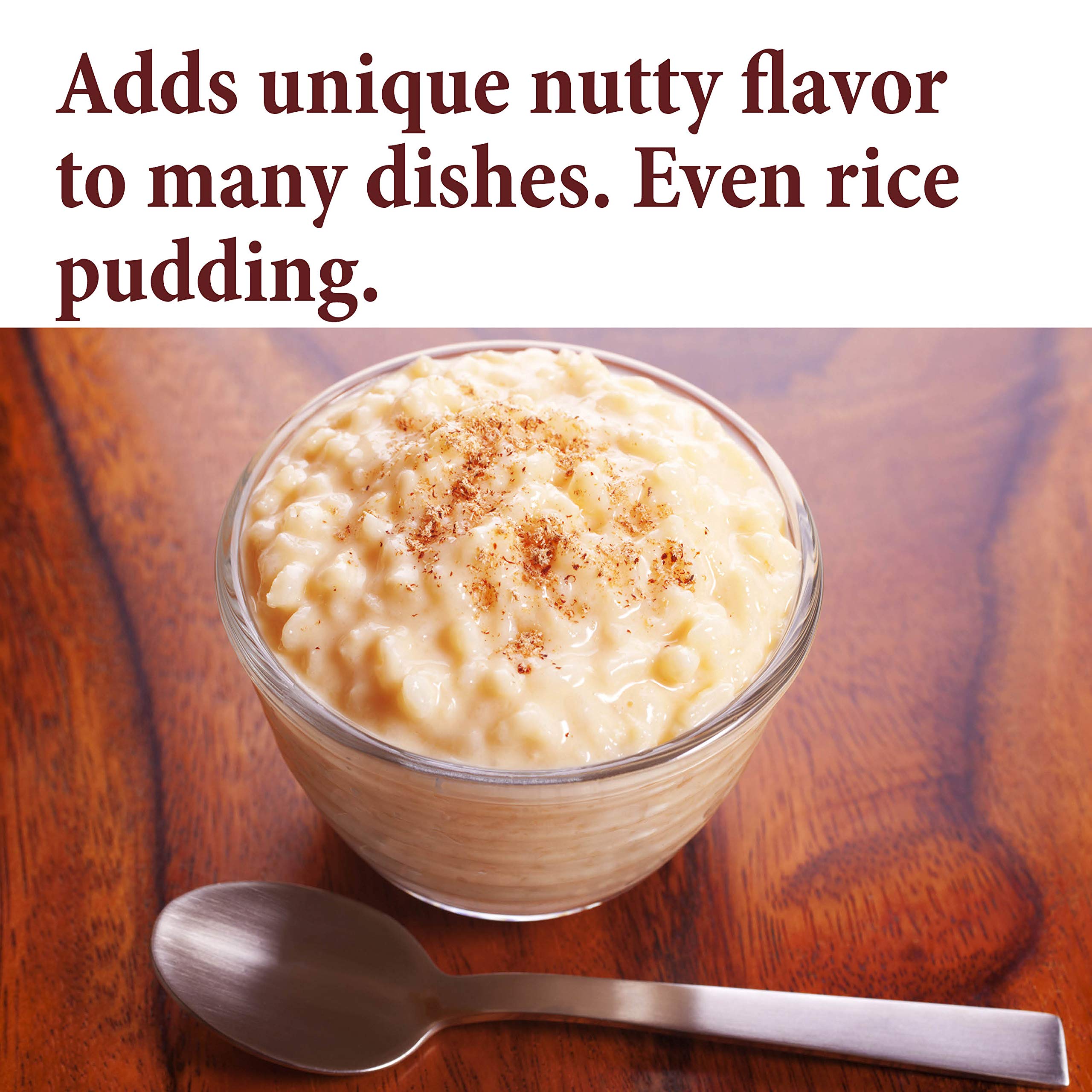 Close up of The Spice Way Nutmeg Whole showing premium texture and color.