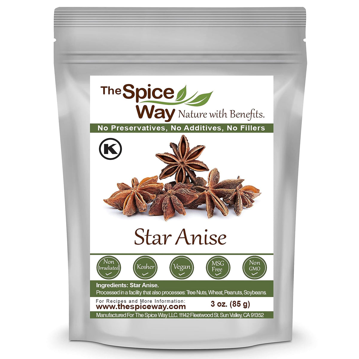 The Spice Way Star Anise whole releases a warm aroma in soups and braises.
