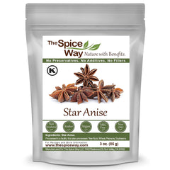 The Spice Way Star Anise whole releases a warm aroma in soups and braises.