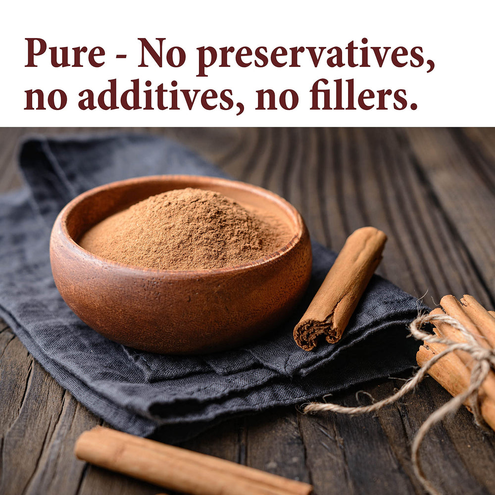 The Spice Way True Cinnamon Ceylon Powder scoop ready to measure.