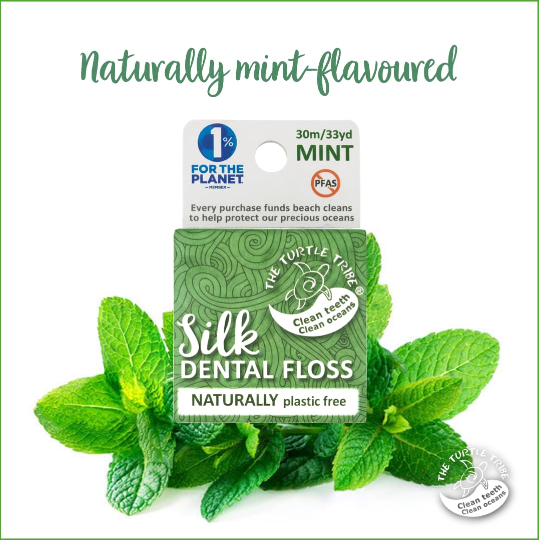 The Turtle Tribe mint coating delivers a fresh, gentle glide