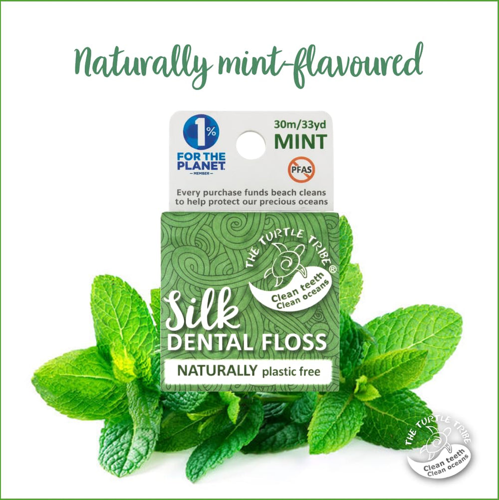 The Turtle Tribe mint coating delivers a fresh, gentle glide
