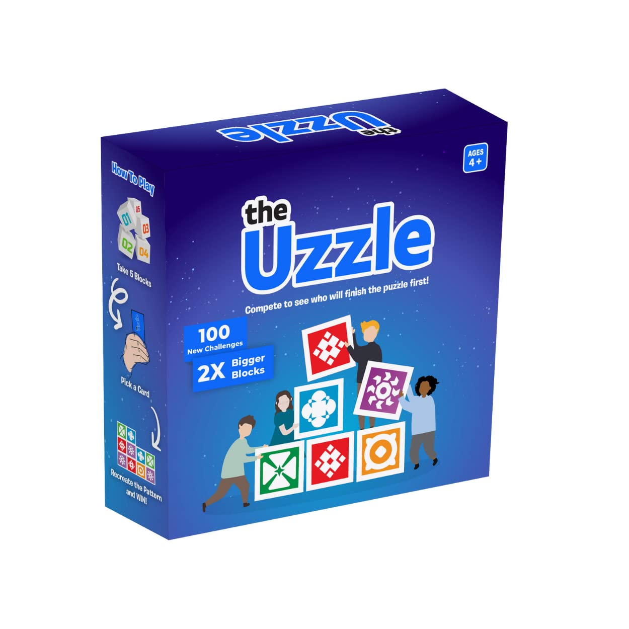 Gift-ready packaging of The Uzzle 3.0 appeals for holidays.