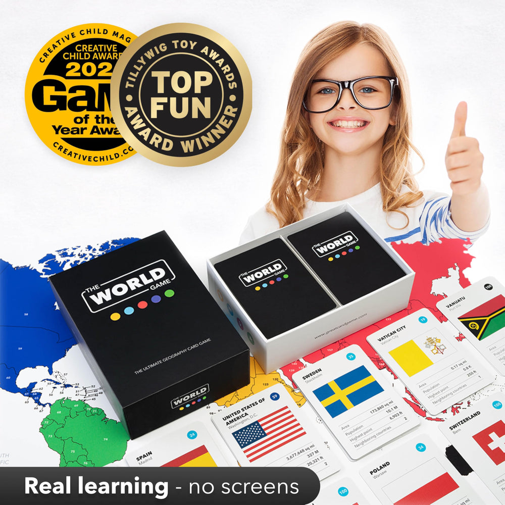 The World Game family session shows learning together during a lively game night