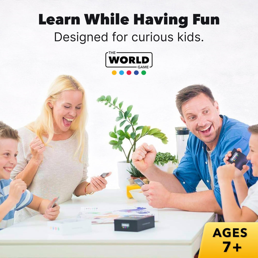 The World Game gift idea image suggests a smart learning gift for teens