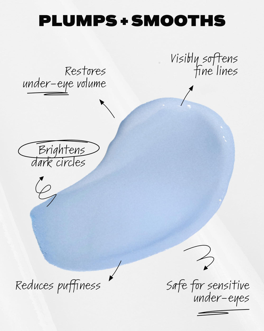 Then I Met You snail mucin eye cream application around the under-eye area for brightness.