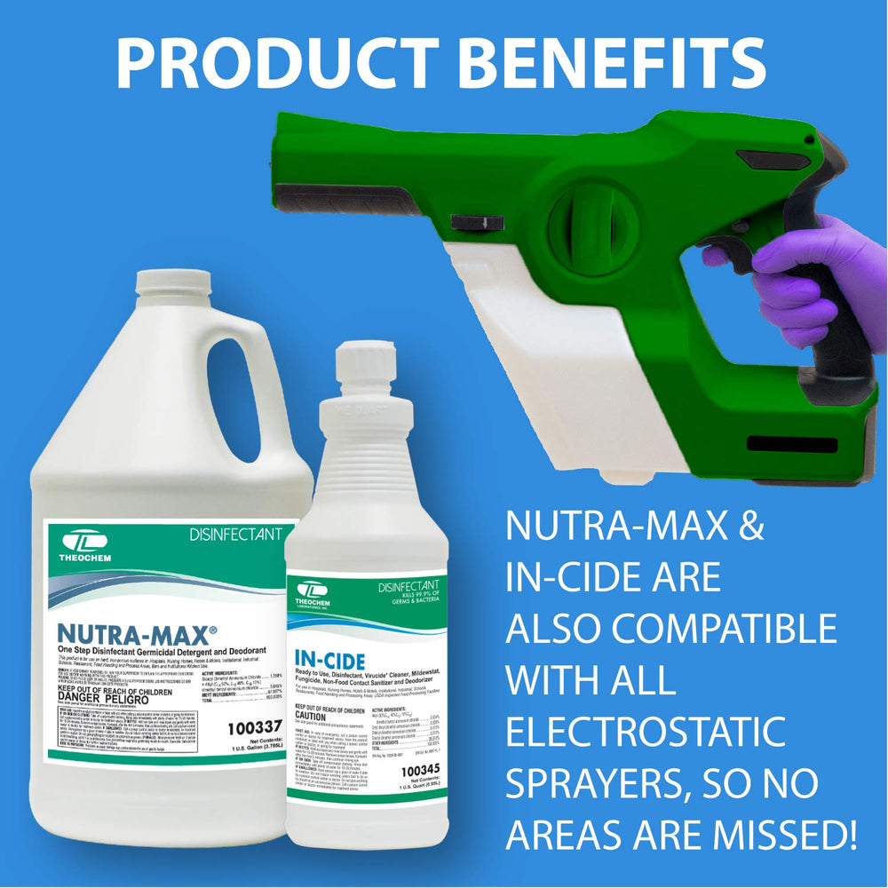 Spray bottle trigger in action for easy application.